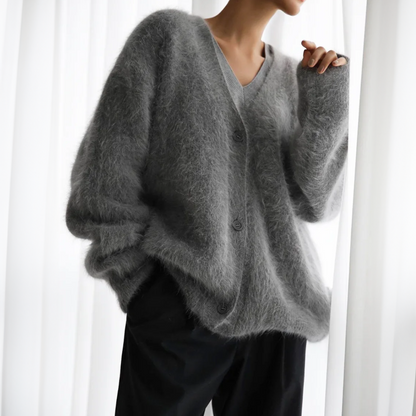 Luna - Cardigan em Cachemira Elegante