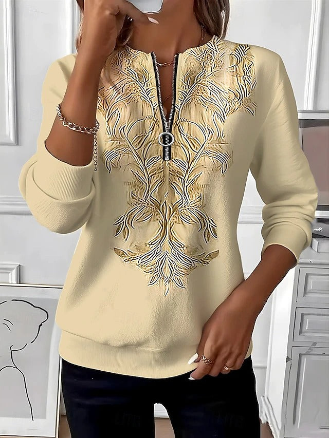 Johanna - Pull Confortável com Fecho