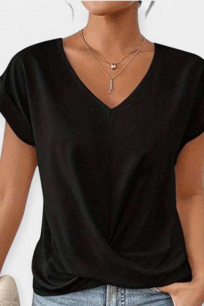 Stine | Blusa de gola em V