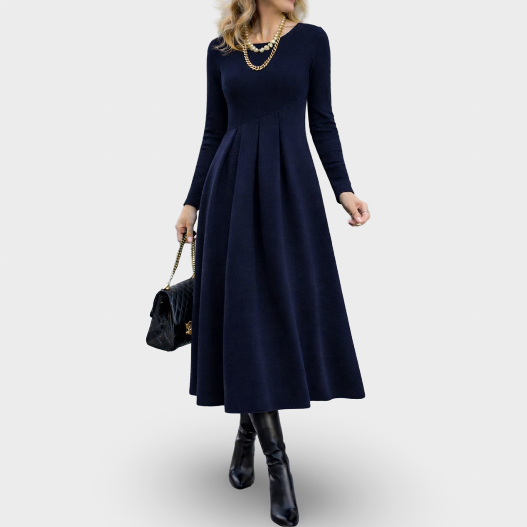 Eliara - Vestido Longo Elegante e Intemporal