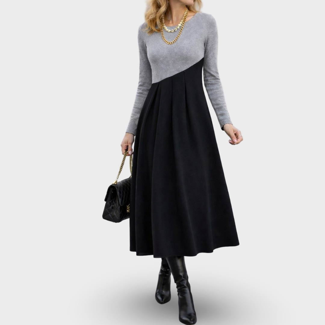 Eliara - Vestido Longo Elegante e Intemporal