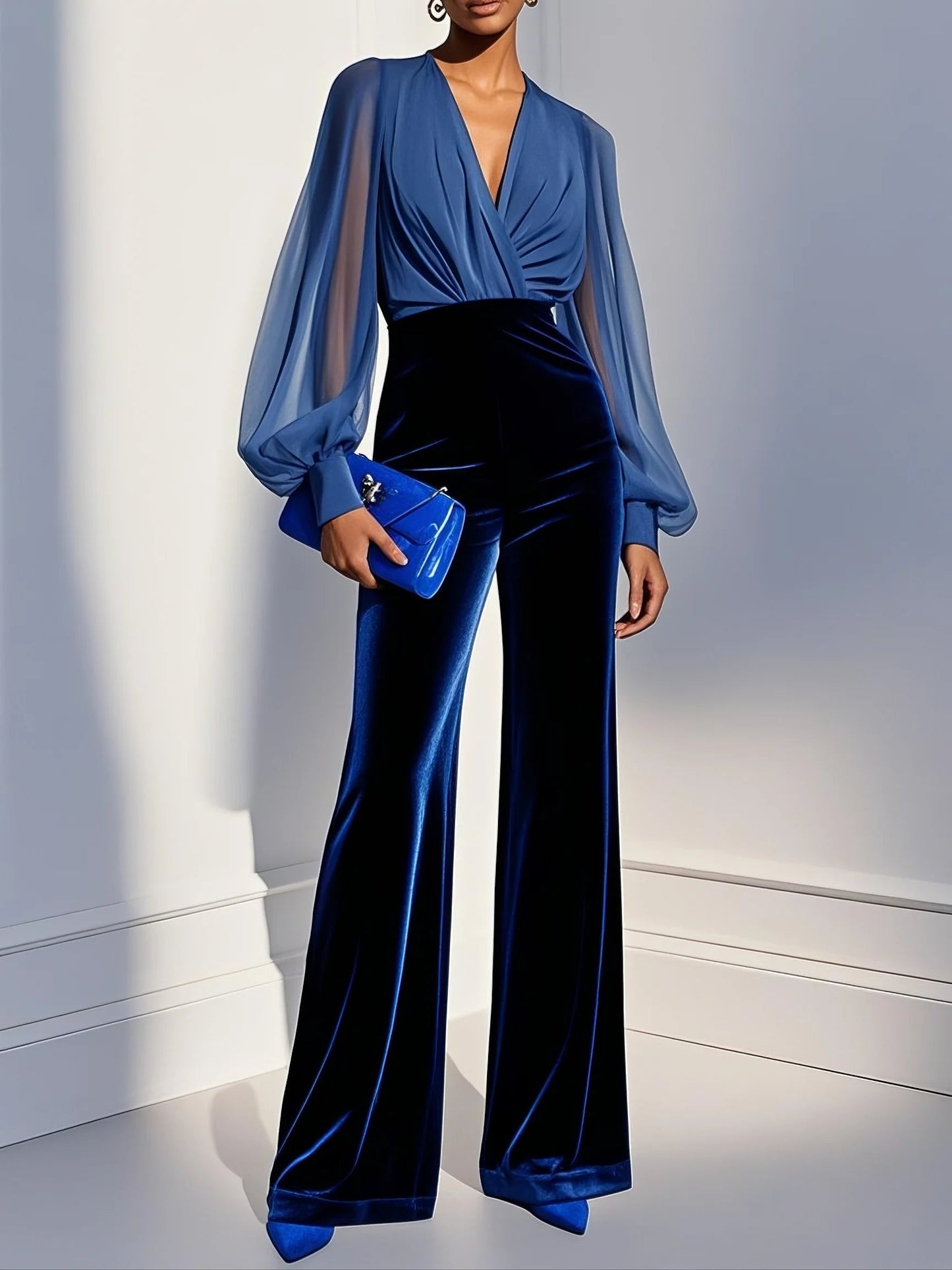 Maud™ | Mono elegante com decote em V