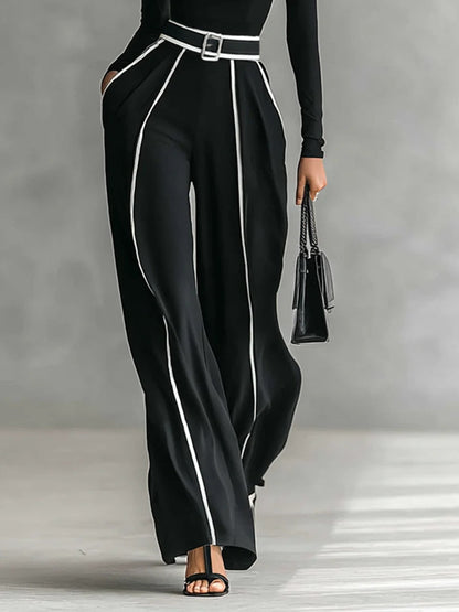 Vera™ | Conjunto elegante com detalhe de contraste