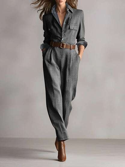 Anna™ | mono elegante a quadrados