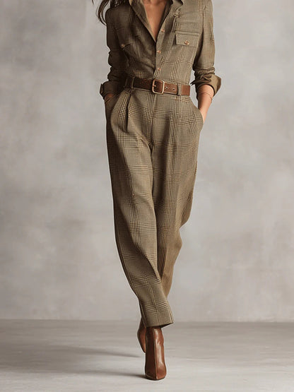 Anna™ | mono elegante a quadrados