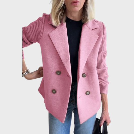 Emma - Blazer elegante com mangas de malha