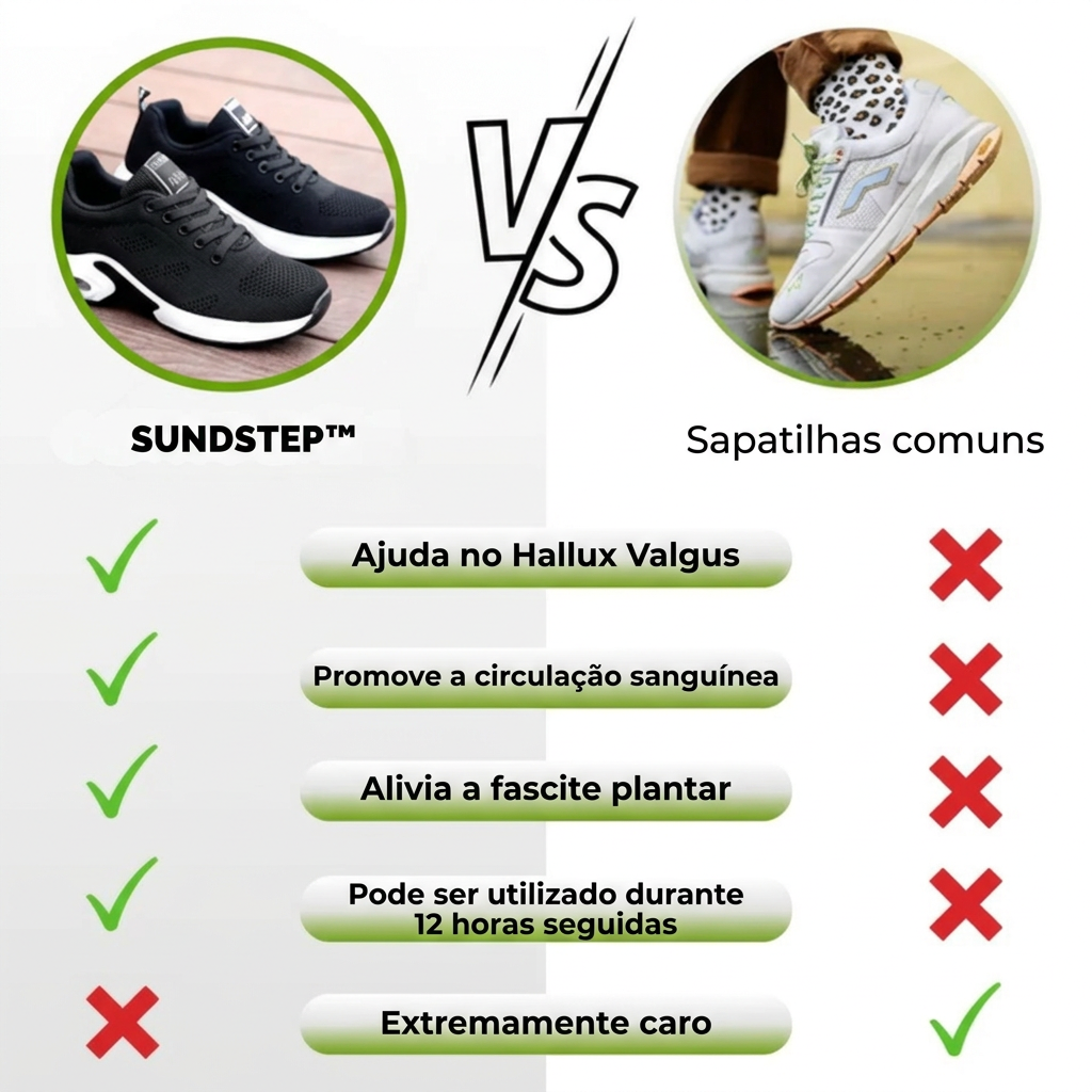 SundStep™ | Ténis ortopédicos