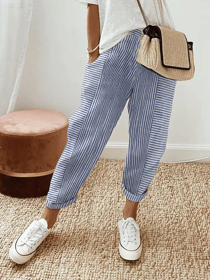 Jade - Calças Risca Jade