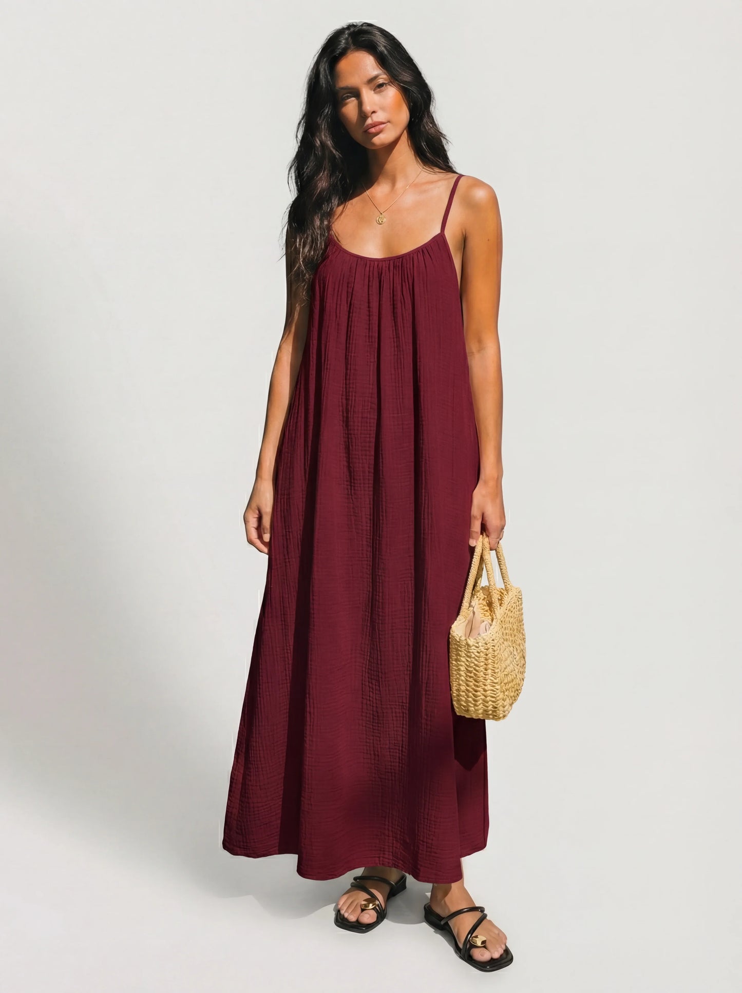 LENA - VESTIDO ESPALDA ABIERTA