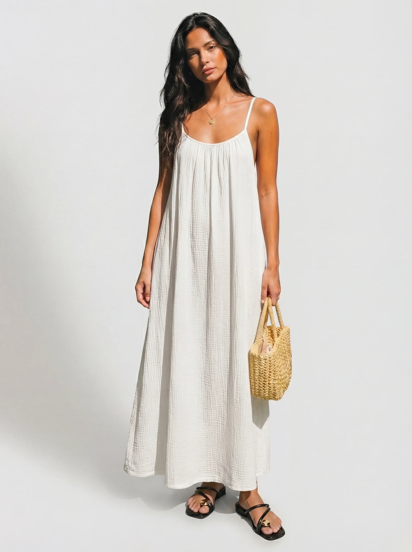 LENA - VESTIDO ESPALDA ABIERTA