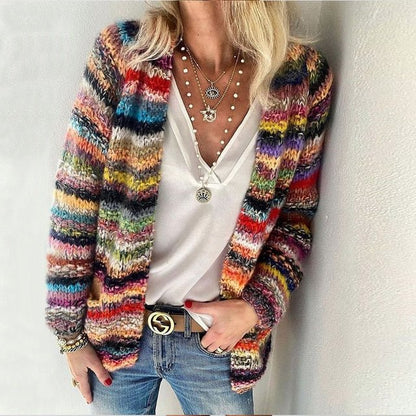 Cleo - Cardigan Elegante Multicolorido