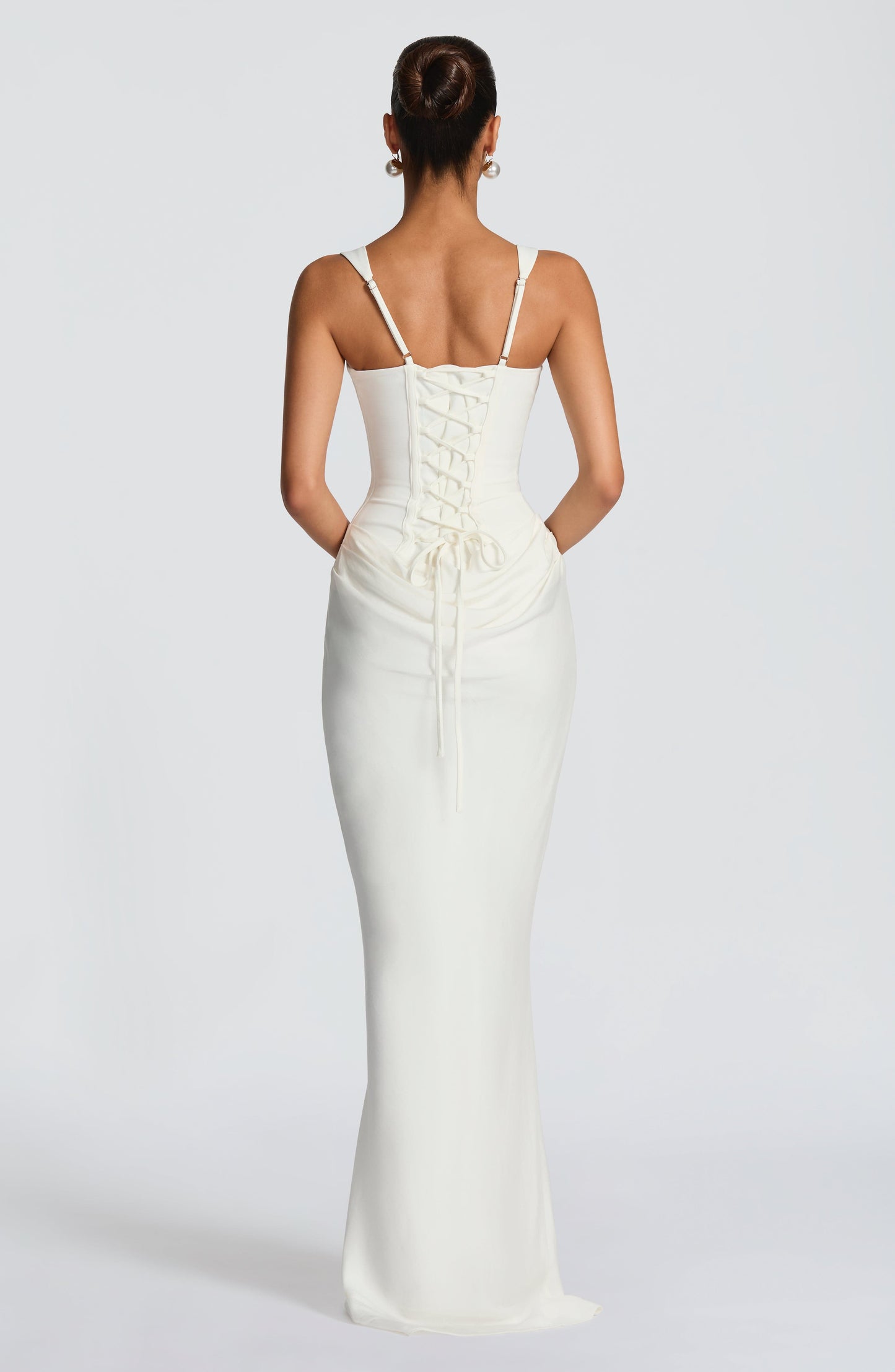 VESTIDO MAXI ESPARTILHO AJUSTADO