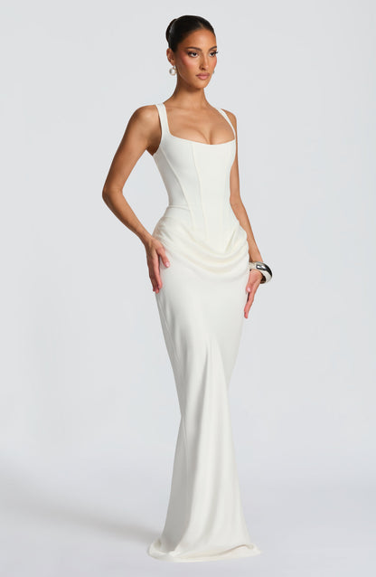VESTIDO MAXI ESPARTILHO AJUSTADO