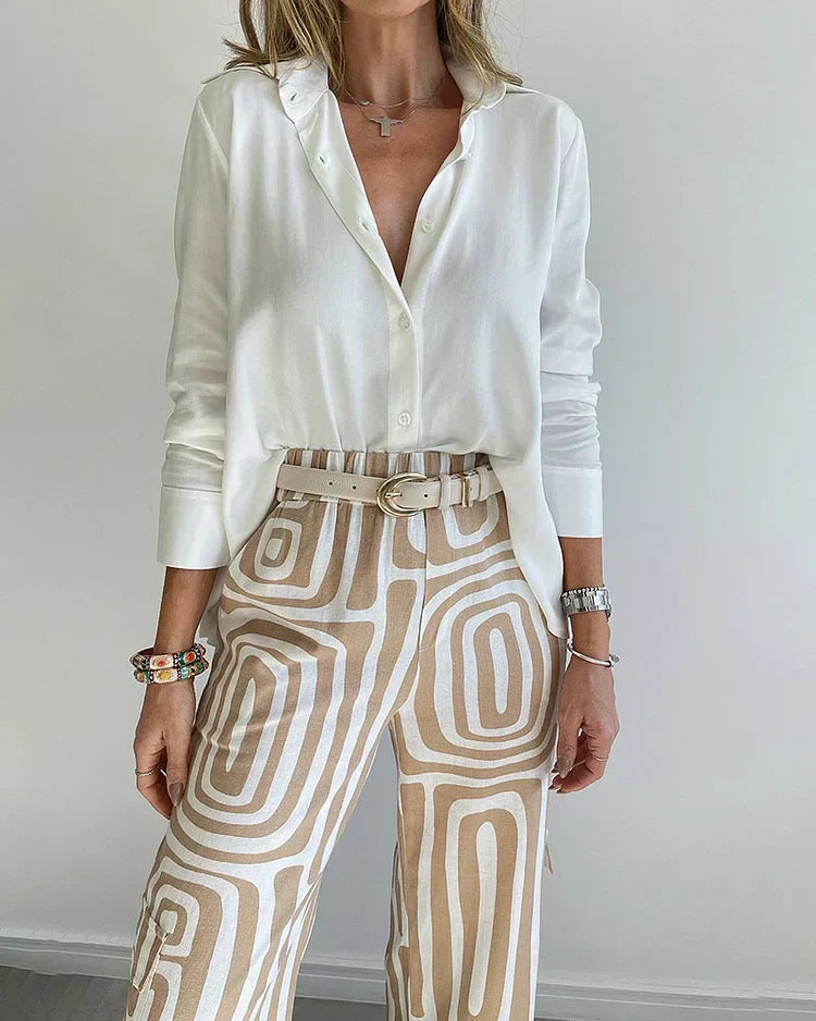 Olivia - Conjunto Elegante de Duas Peças