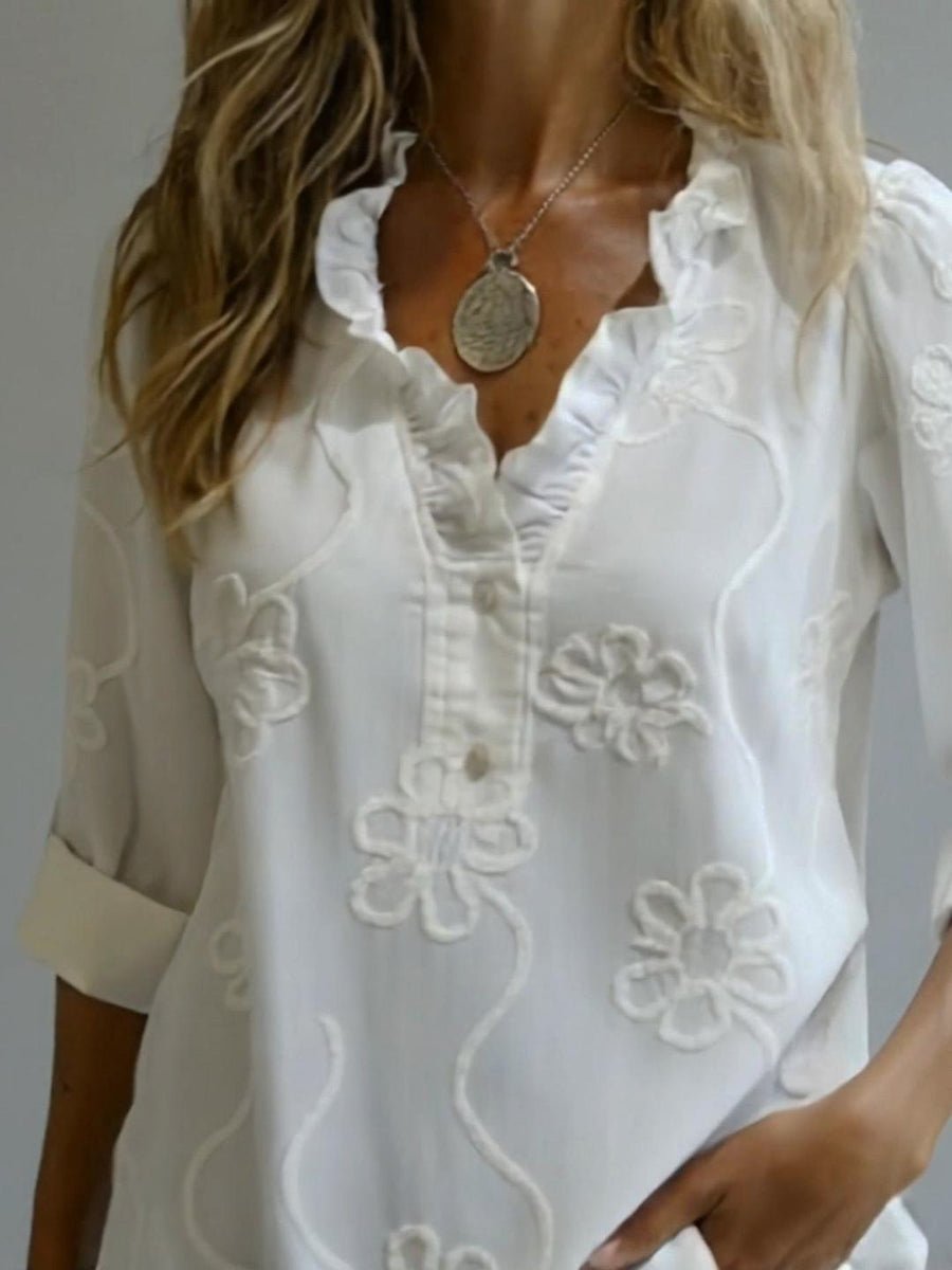 Lili™ - Blusa com detalhes bordados