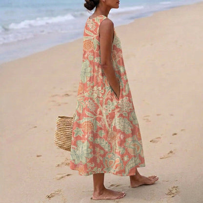 Estrela - Vestido Floral Retro