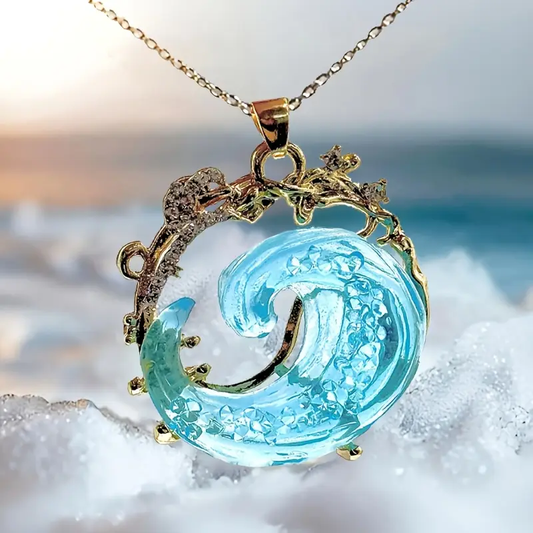 Colar Luminoso “Juramento do Oceano”