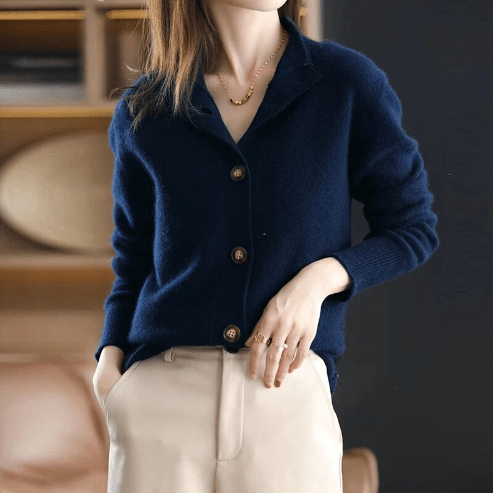 Annie - Gilet Chic em Cachemira