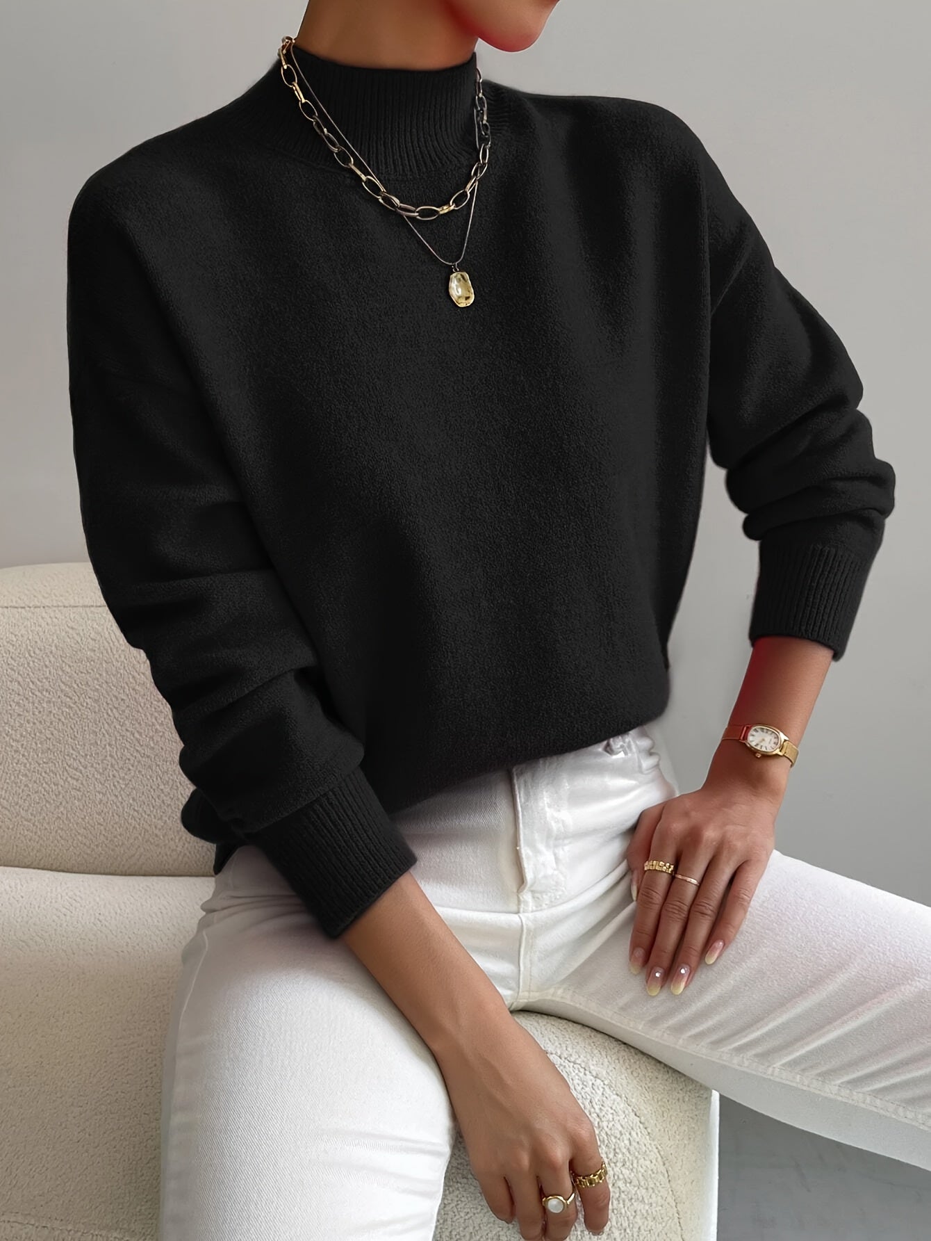 Yvonne - Pulôver Elegante e Quente