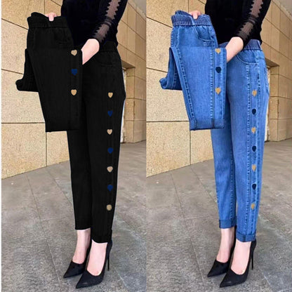 Soraya - Jeans Elásticos com Bordado