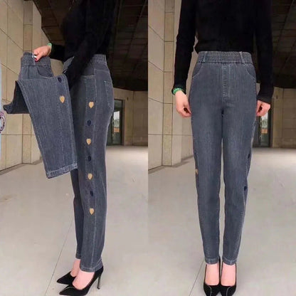 Soraya - Jeans Elásticos com Bordado