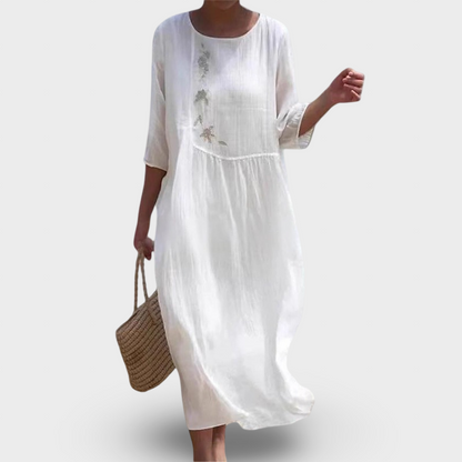 Molaka - Vestido Midi Confortável