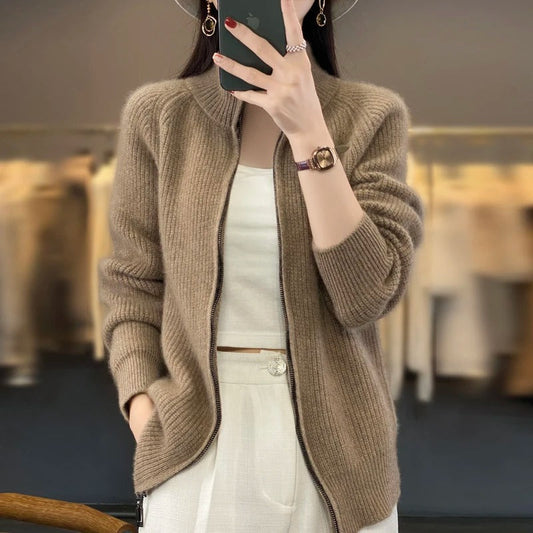 Vienne - Cardigan Zippado Sofisticado